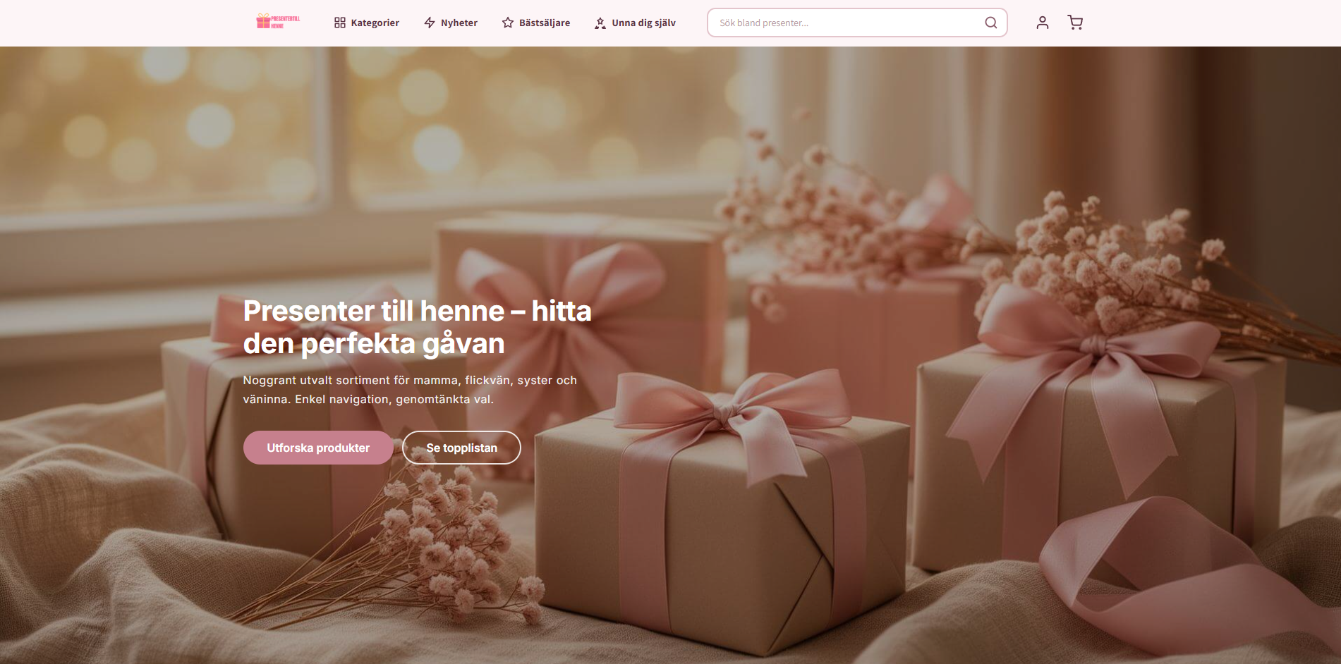 Presenter Till Henne